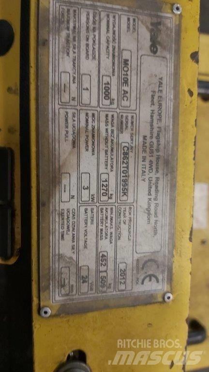 Yale MO10E 低架裝載機