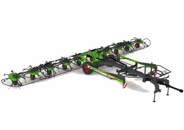 Fendt Lotus 1020T 耙與翻草機