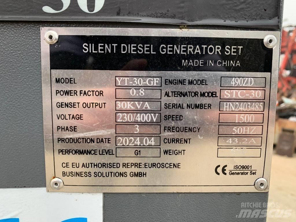  YT 30GF 柴油發電機
