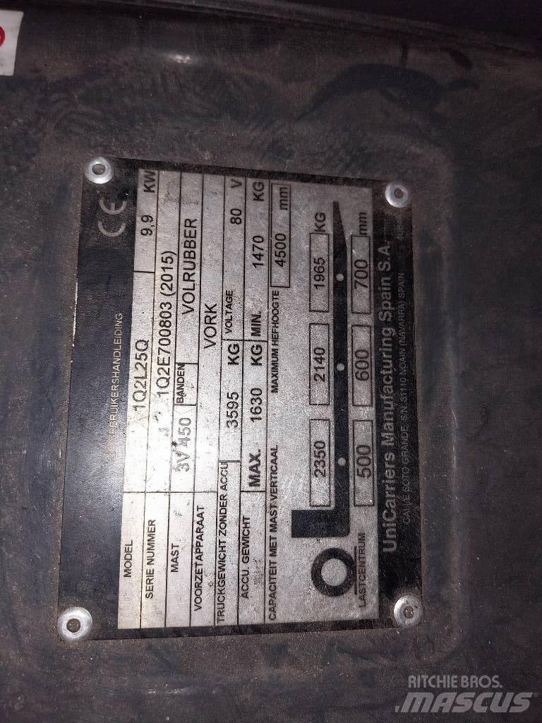 UniCarriers QX25 電動堆高機