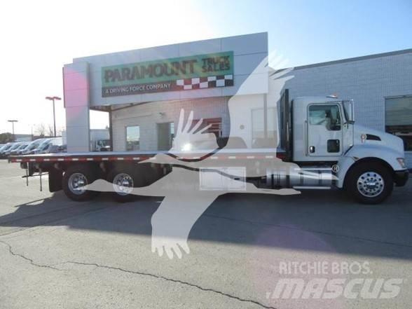 Kenworth T370 平板式/側卸式卡車