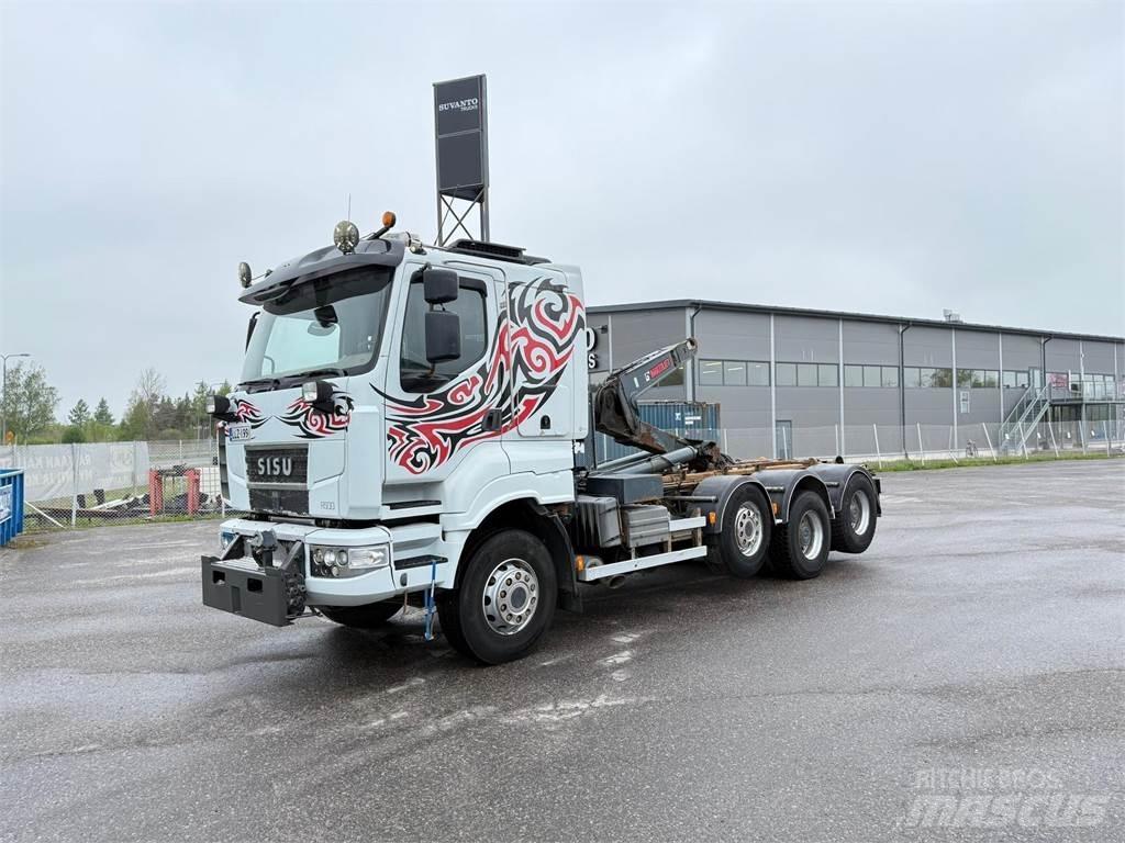 Sisu R500 E13M 8x4 吊鉤式起重車