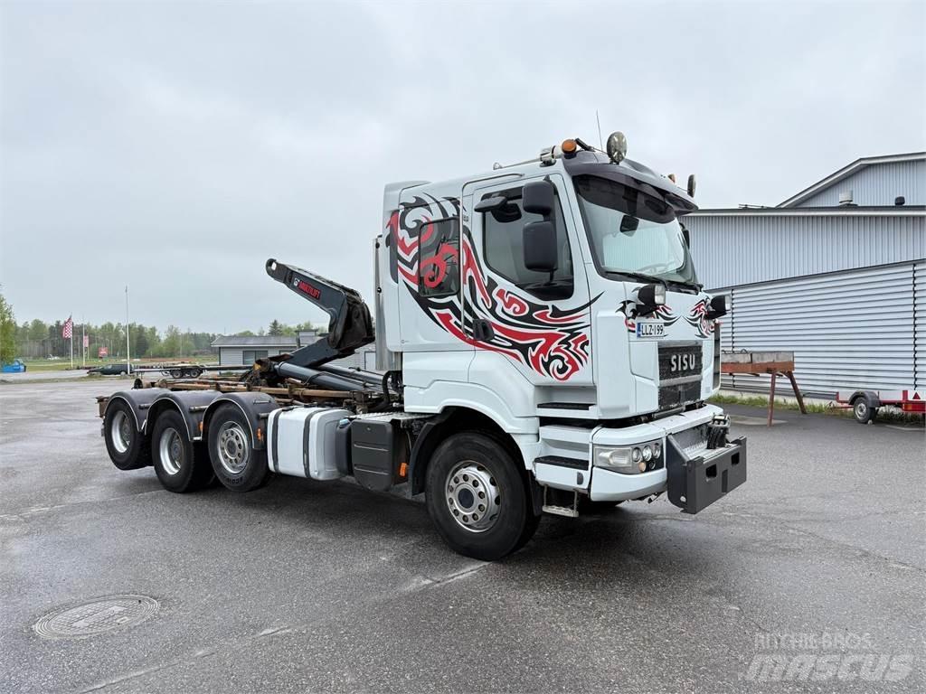 Sisu R500 E13M 8x4 吊鉤式起重車