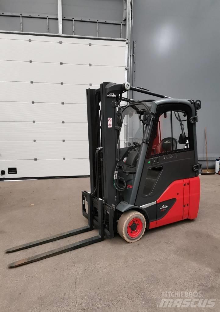 Linde E16C-02 電動堆高機