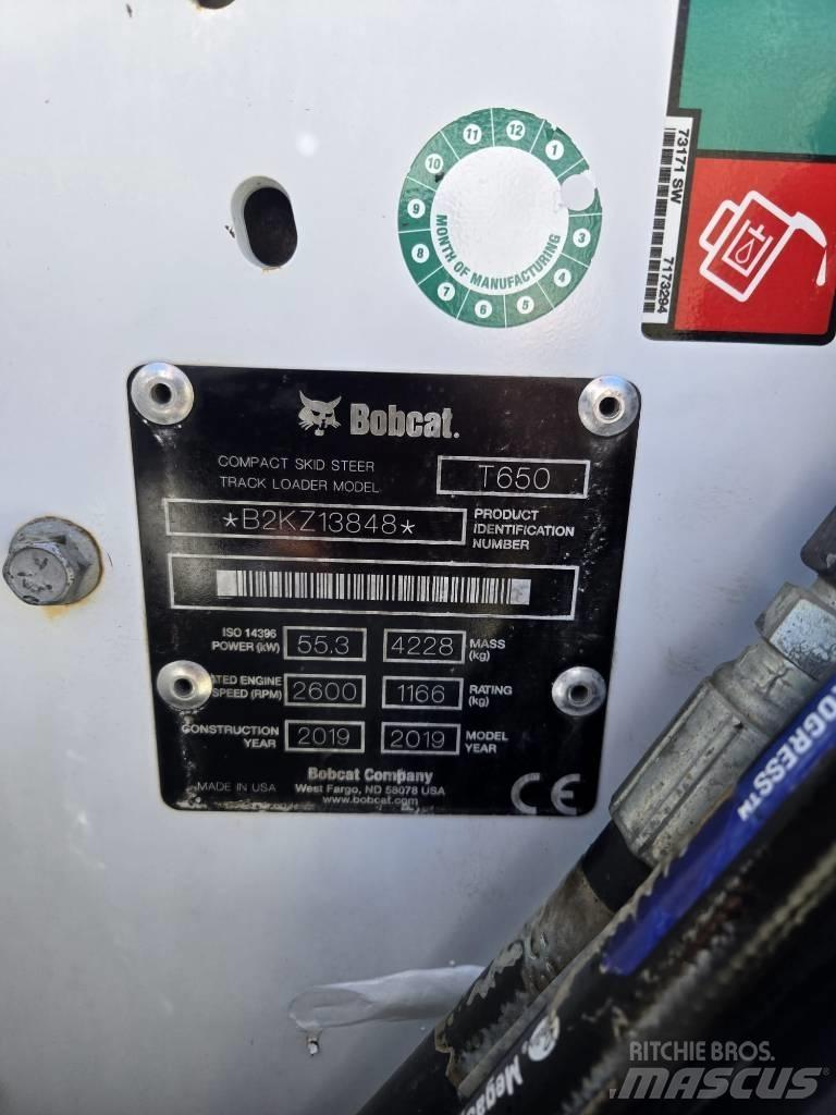 Bobcat T 650 滑移轉向裝載機