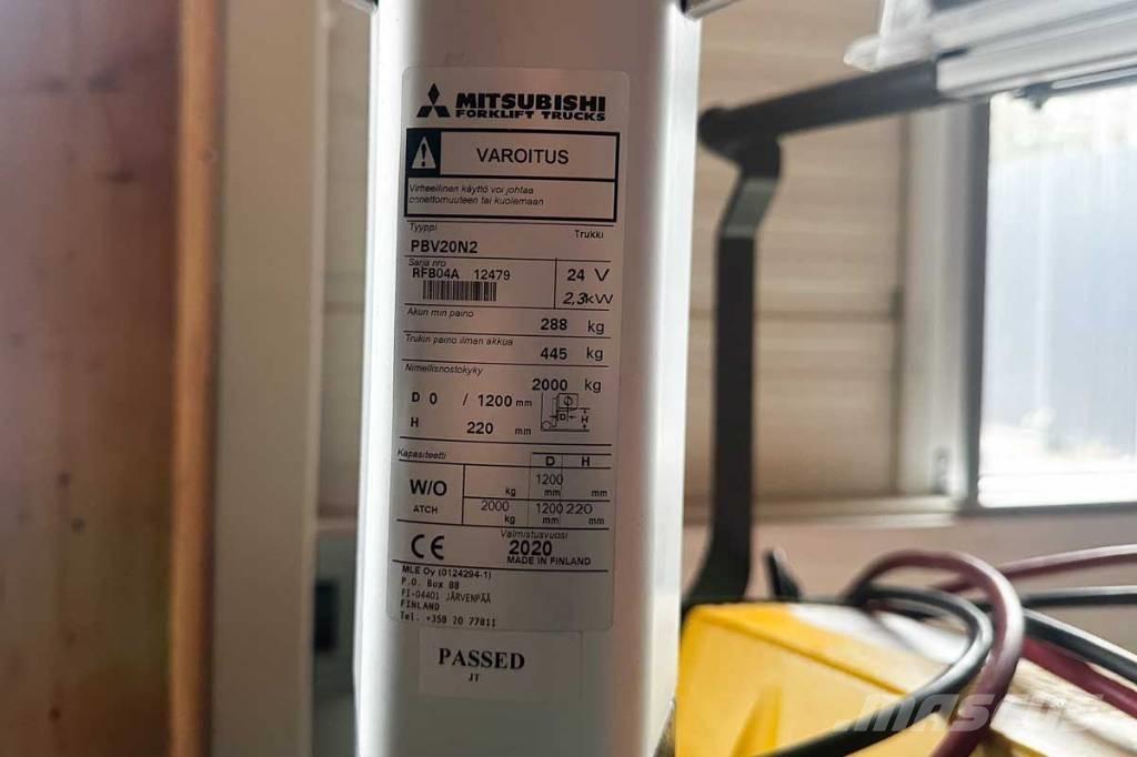 Mitsubishi PBV 20 N2 平台型低架升降機