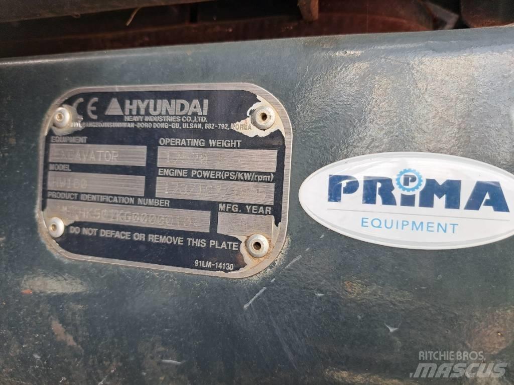Hyundai HW160 旋轉式挖土機/掘鑿機/挖掘機