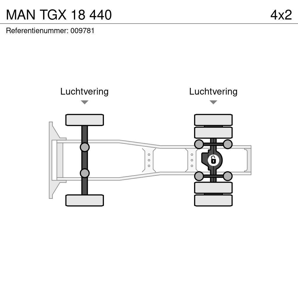 MAN TGX 18 440 曳引機組件