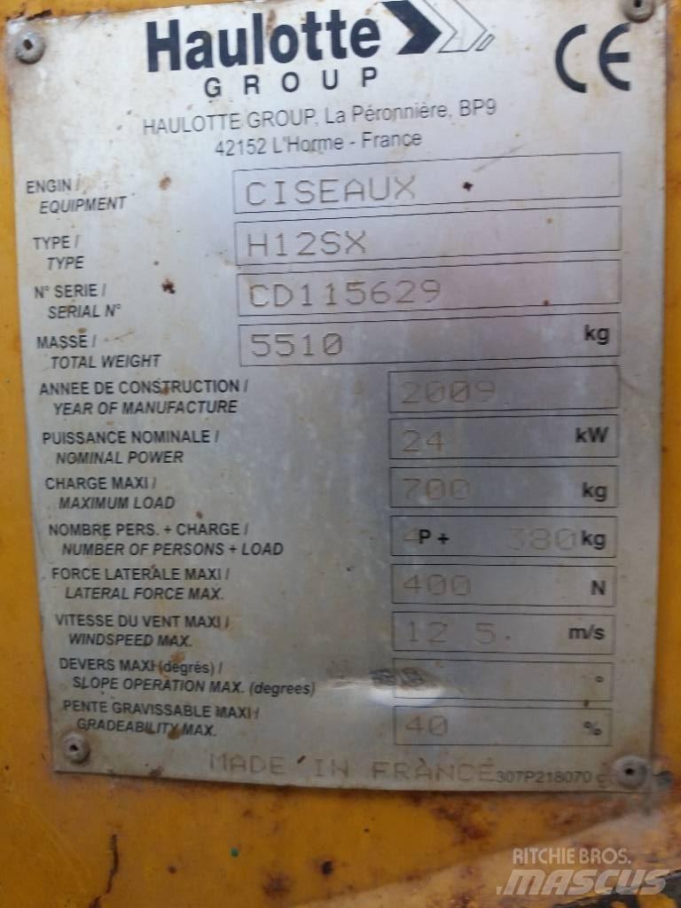 Haulotte H 12 SX 剪式升降機