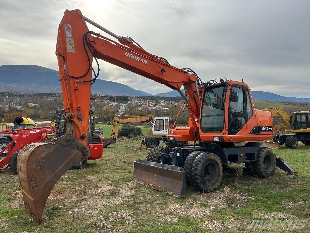 Doosan Solar 160 W V 旋轉式挖土機/掘鑿機/挖掘機