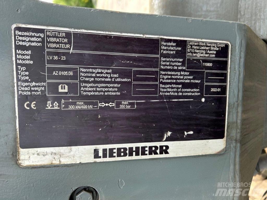 Liebherr LV36 振動打樁機