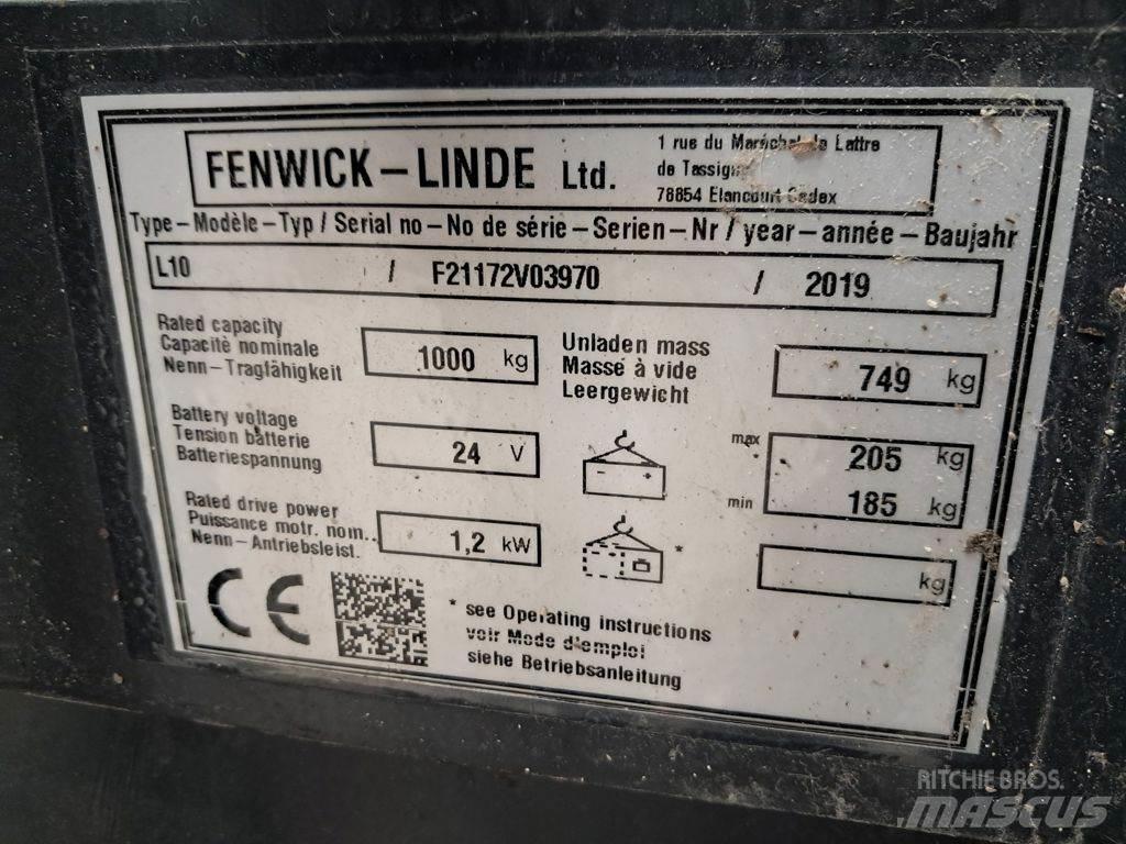 Linde L10 行走控制式堆積機