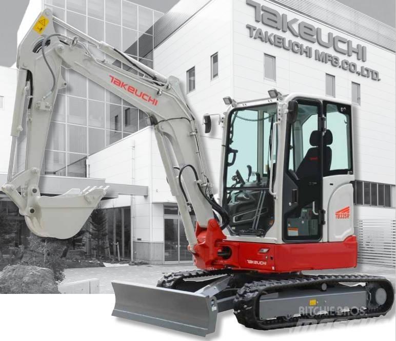 Takeuchi TB335R 小型挖土機/掘鑿機<7t(小型挖掘機)