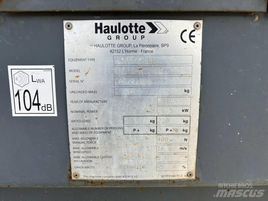Haulotte HA 16 曲臂高空作業車