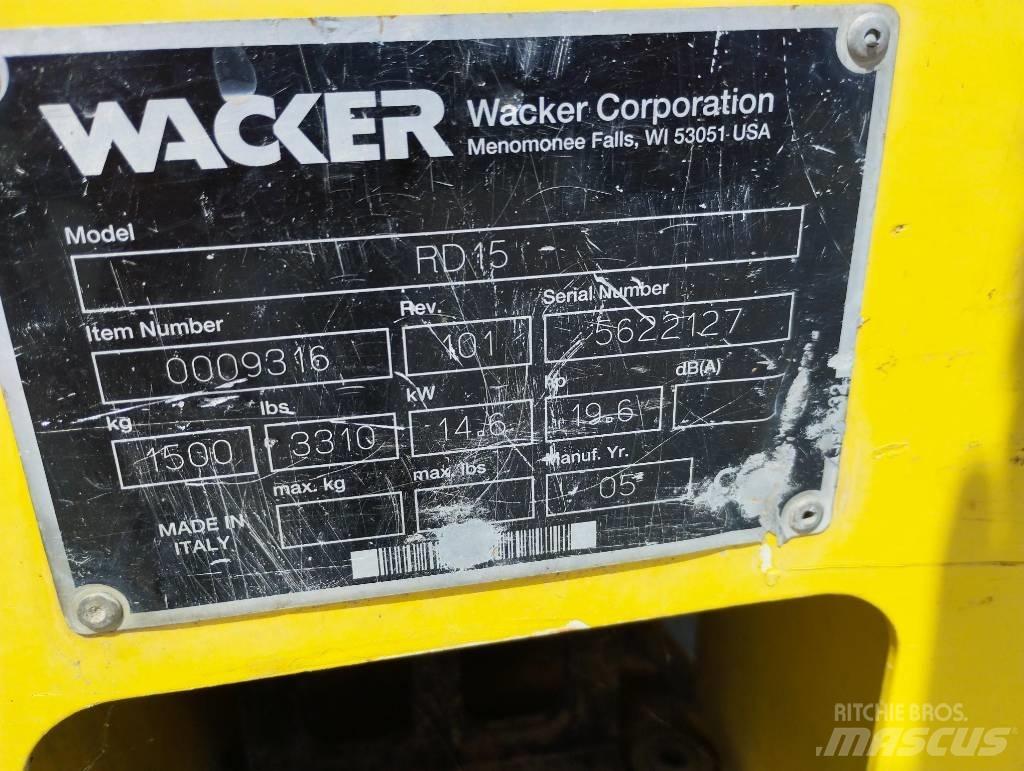 Wacker Neuson RD 15 雙輪滾壓機