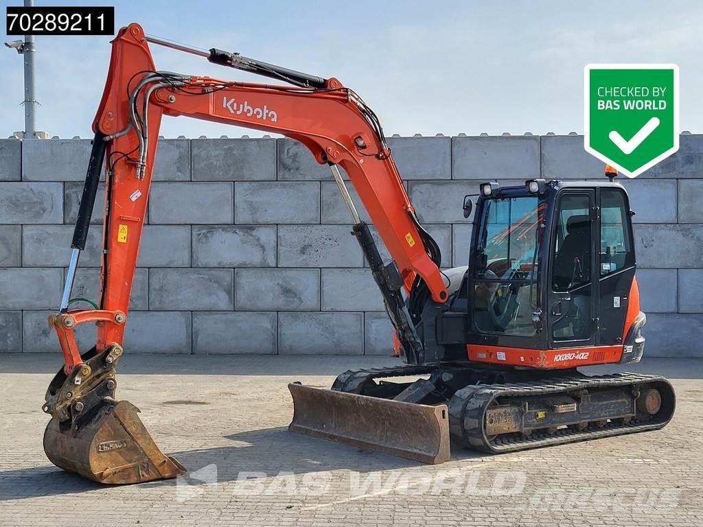 Kubota KX080-4 小型挖土機/掘鑿機<7t(小型挖掘機)