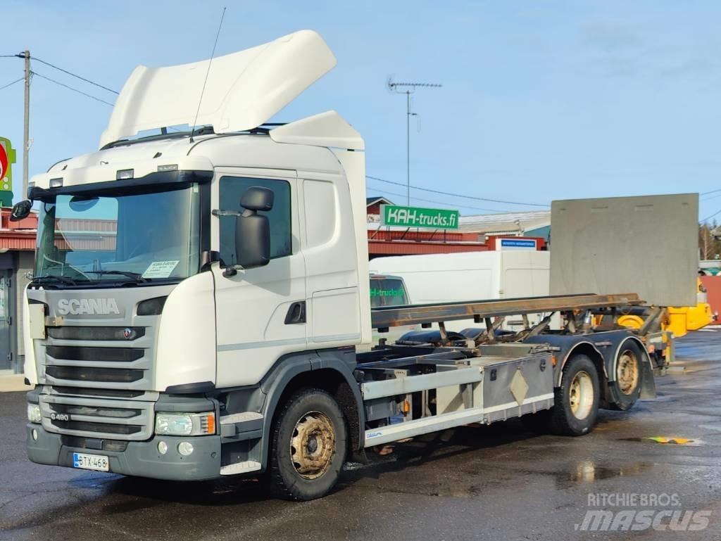 Scania G 490 貨櫃框架卡車