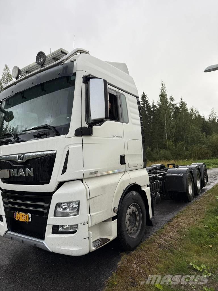 MAN TGX 32.580 平板 / 絞盤 卡車
