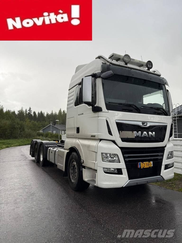 MAN TGX 32.580 平板 / 絞盤 卡車