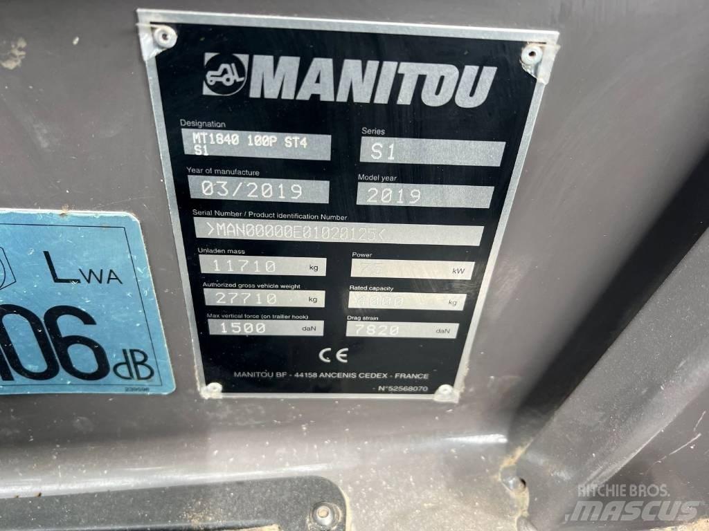 Manitou MT 1840 伸縮臂操作車
