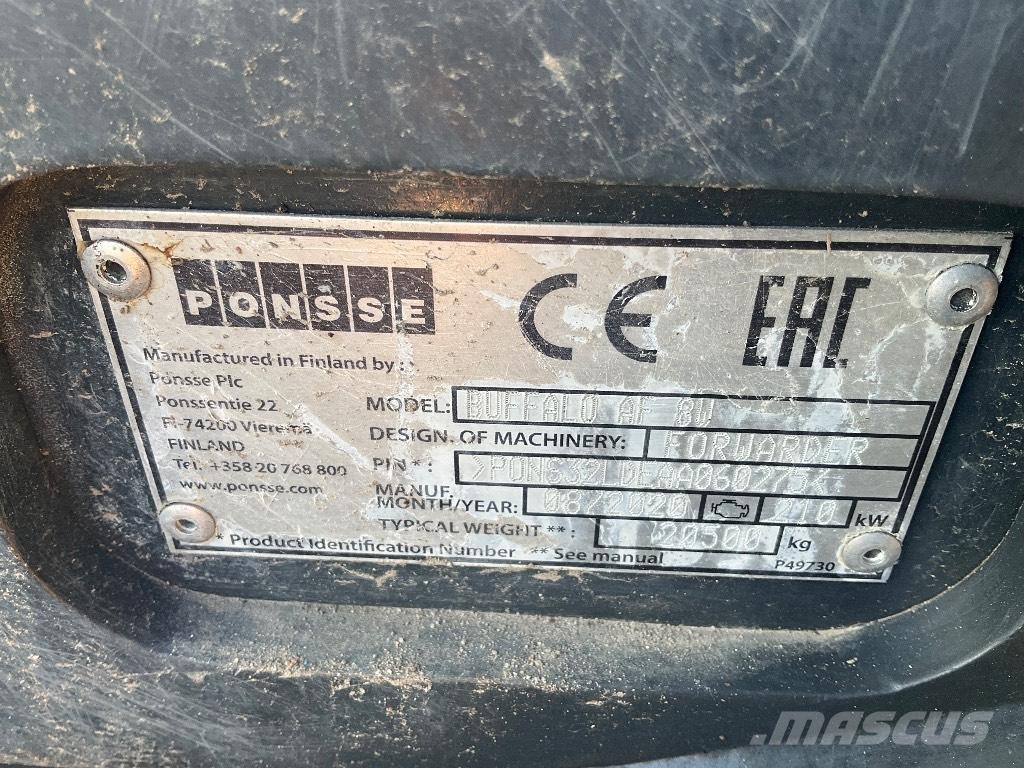 Ponsse BUFFALO AF 8W 集運機