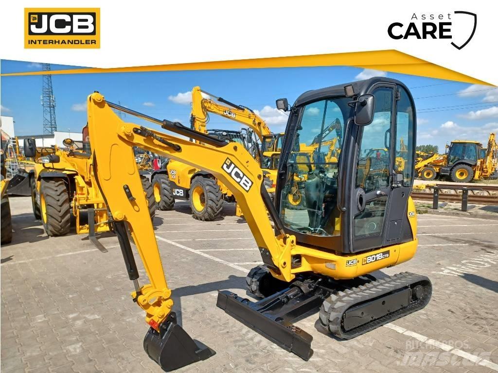 JCB 8018 CTS 小型挖土機/掘鑿機<7t(小型挖掘機)