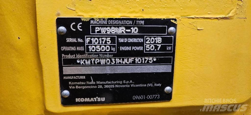 Komatsu PW98 MR10 旋轉式挖土機/掘鑿機/挖掘機