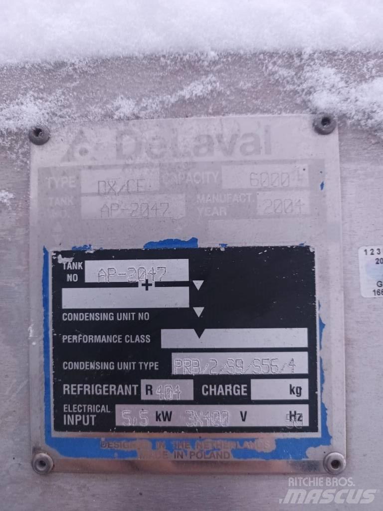 Delaval DX-CE 乳製品存儲設備