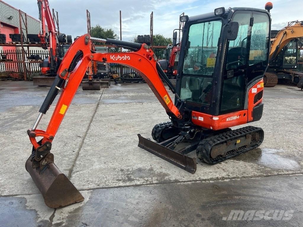 Kubota KX 018-4 小型挖土機/掘鑿機<7t(小型挖掘機)