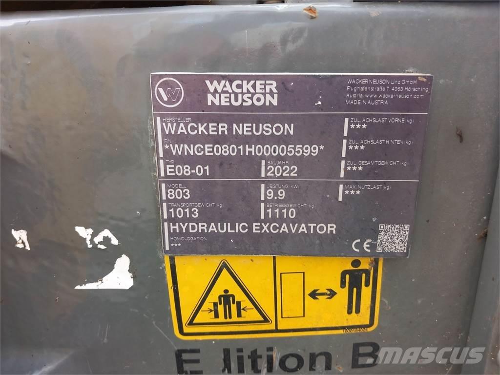 Wacker Neuson 803 履帶式 挖土機/掘鑿機/挖掘機