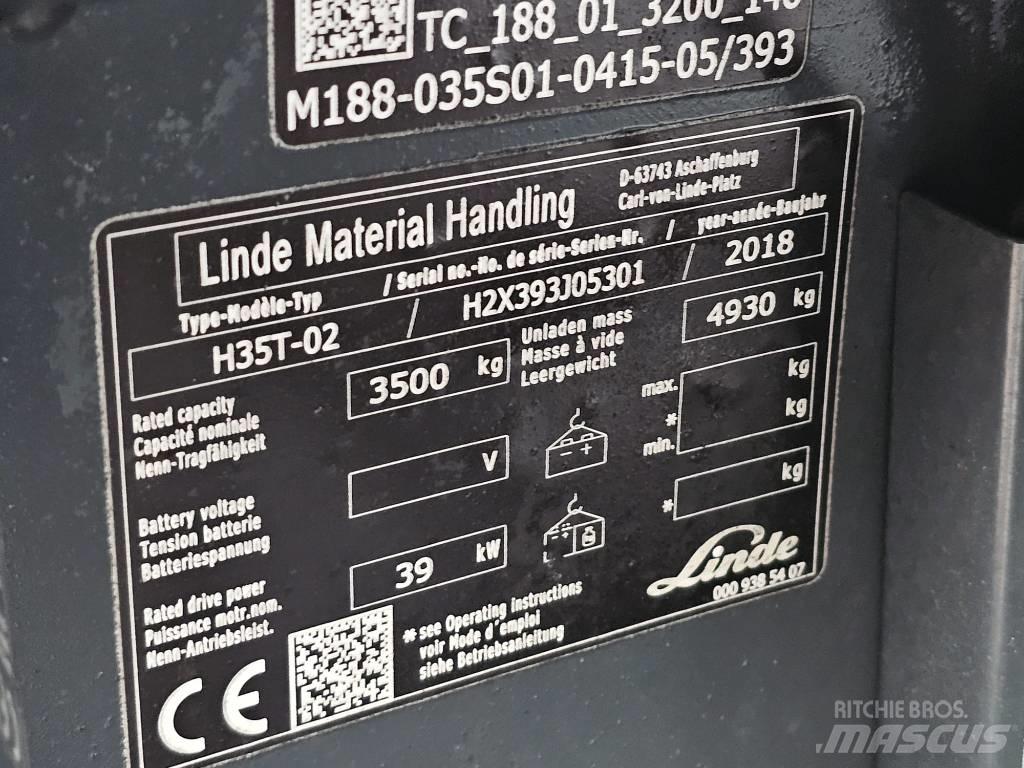 Linde H35T-02 液化石油氣LPG卡車