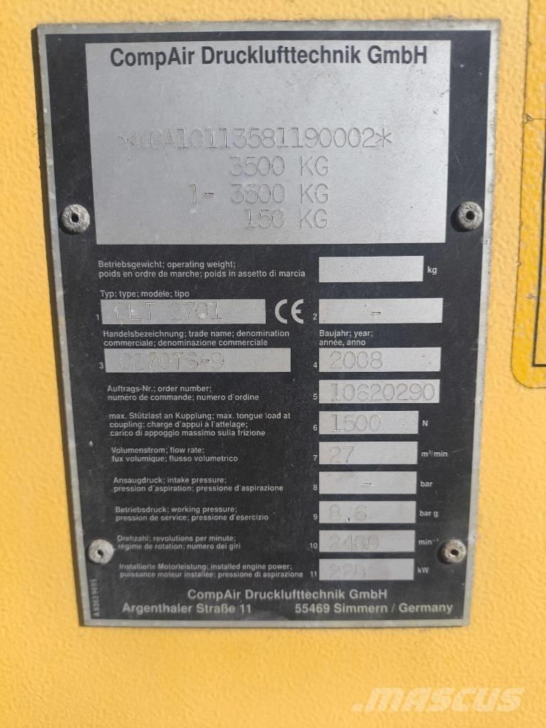 Compair DLT2701 空氣壓縮機