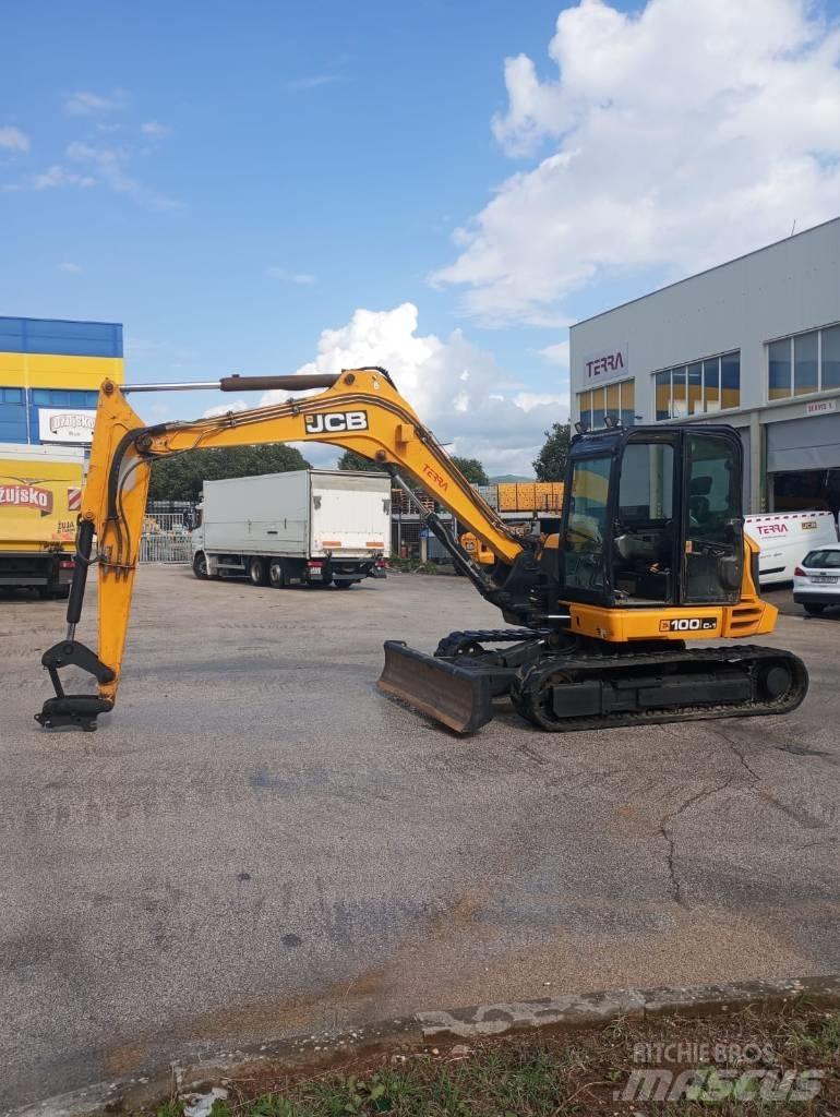 JCB 100 C 中型挖土機/掘鑿機/挖掘機 7t-12t