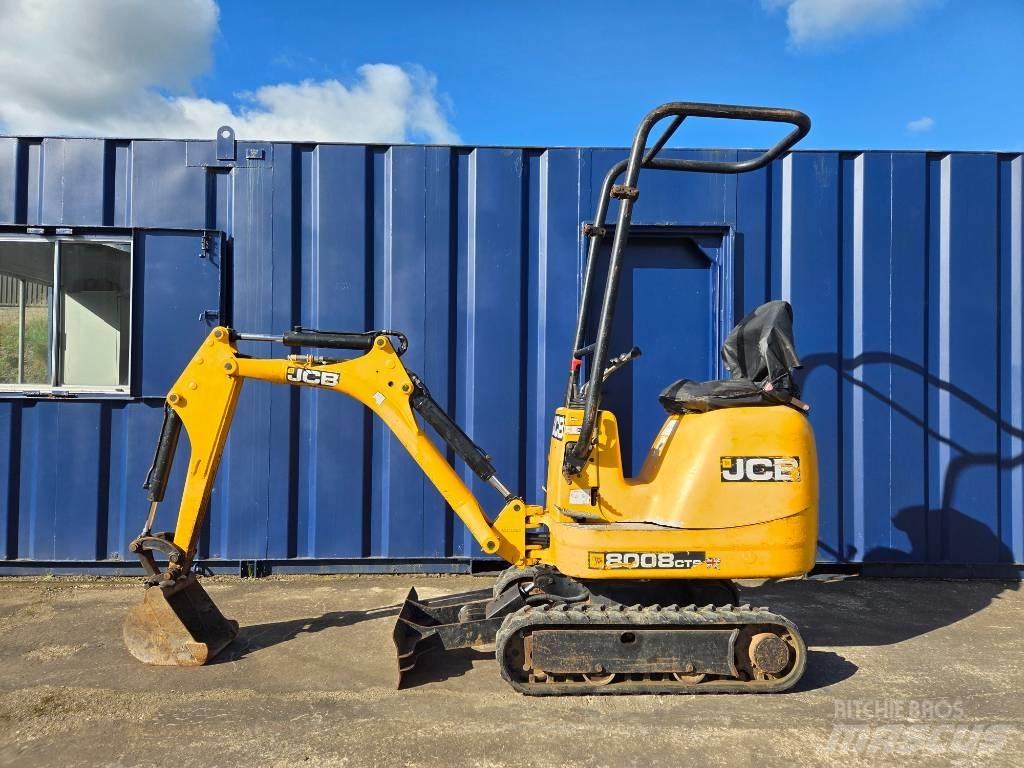 JCB 8008 CTS 3 Bkts 小型挖土機/掘鑿機<7t(小型挖掘機)