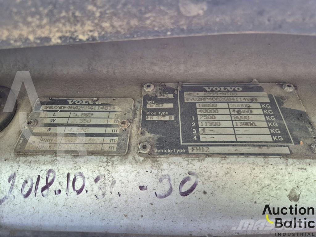 Volvo FH12 曳引機組件