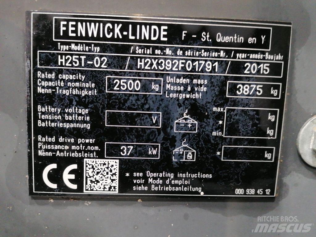 Linde H25T-02 液化石油氣LPG卡車