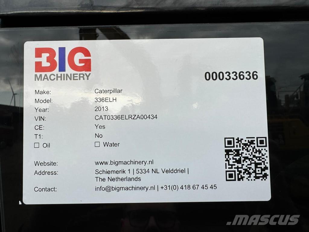 CAT 336ELH 履帶式 挖土機/掘鑿機/挖掘機