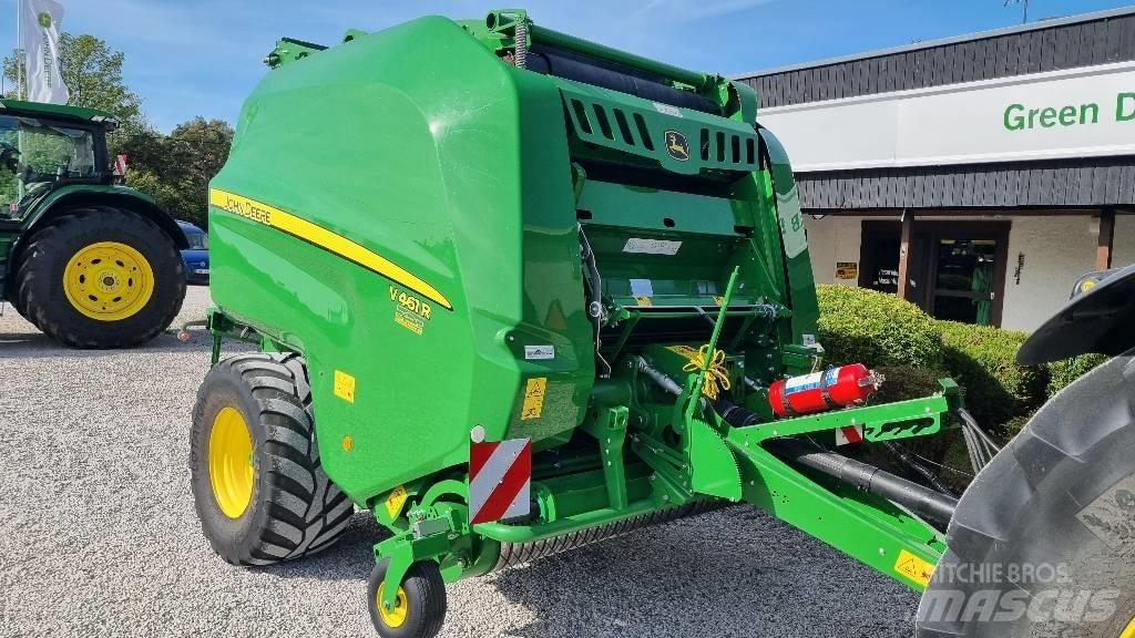 John Deere V461R 圓型牧草打包機