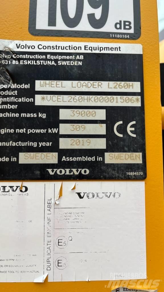 Volvo L260H 輪胎式裝載機