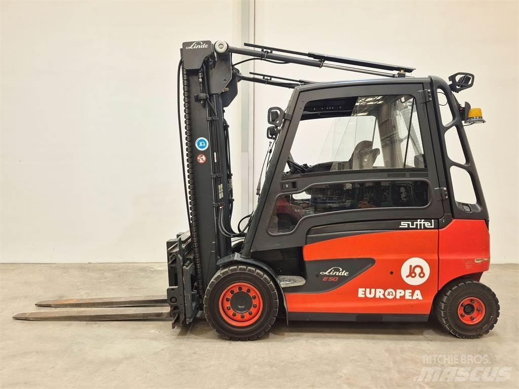 Linde E50HL 01 600 電動堆高機