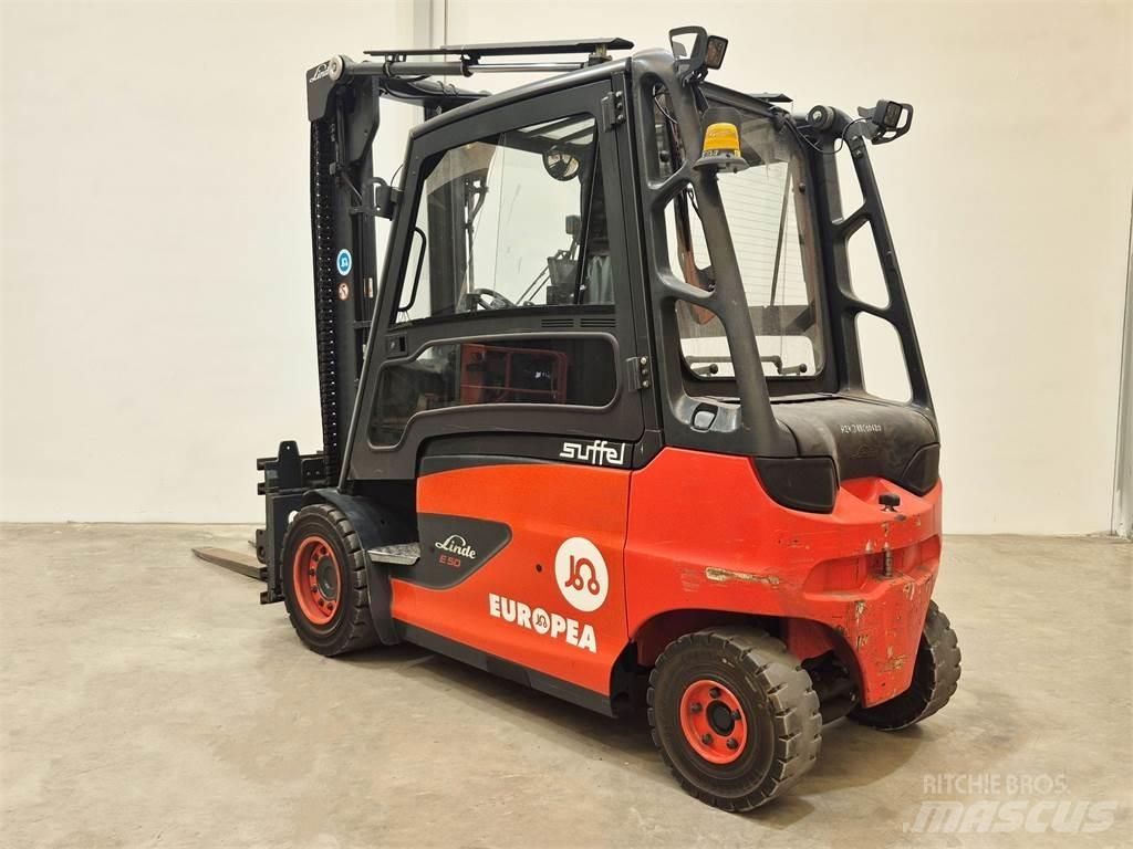 Linde E50HL 01 600 電動堆高機