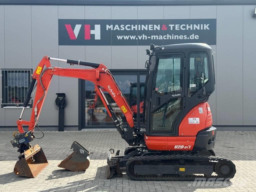 Kubota U 20-3 小型挖土機/掘鑿機<7t(小型挖掘機)