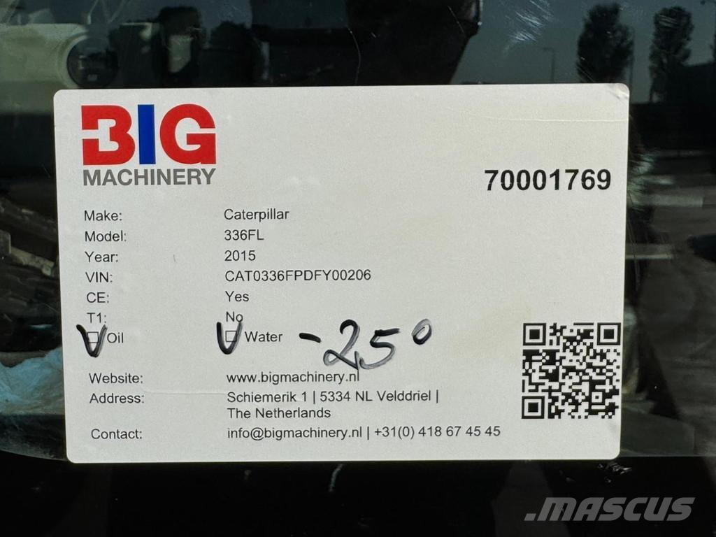 CAT 336FL XE 履帶式 挖土機/掘鑿機/挖掘機