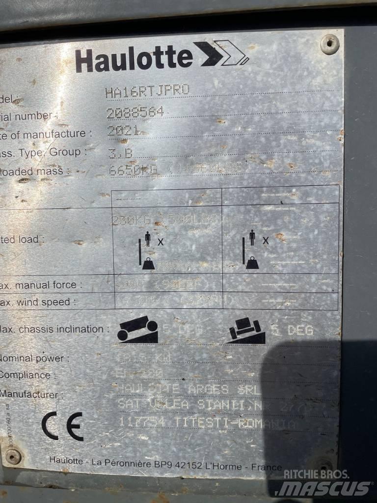 Haulotte HA16RTJ PRO 緊湊型自走式伸縮臂式升降機