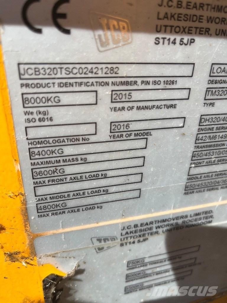 JCB TM 320 S 農業用伸縮臂裝載機