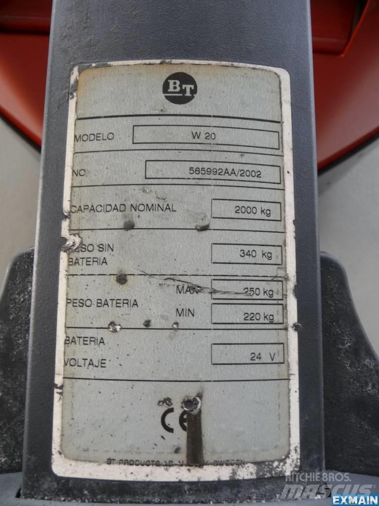 BT W 20 低架升降機
