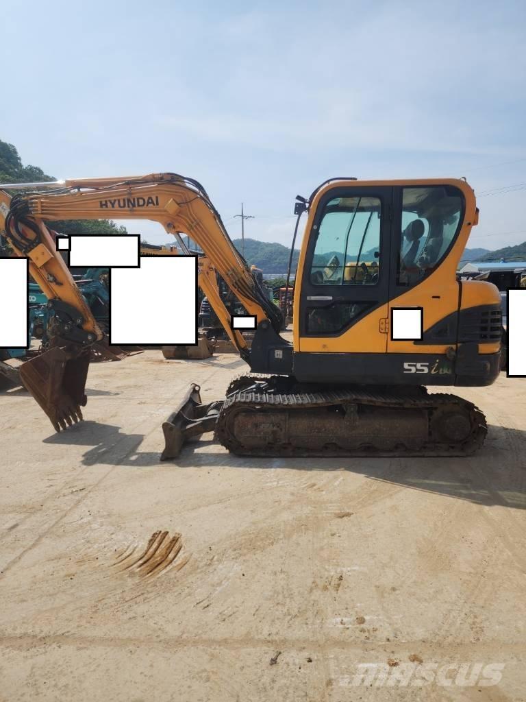 Hyundai Robex 55 小型挖土機/掘鑿機<7t(小型挖掘機)