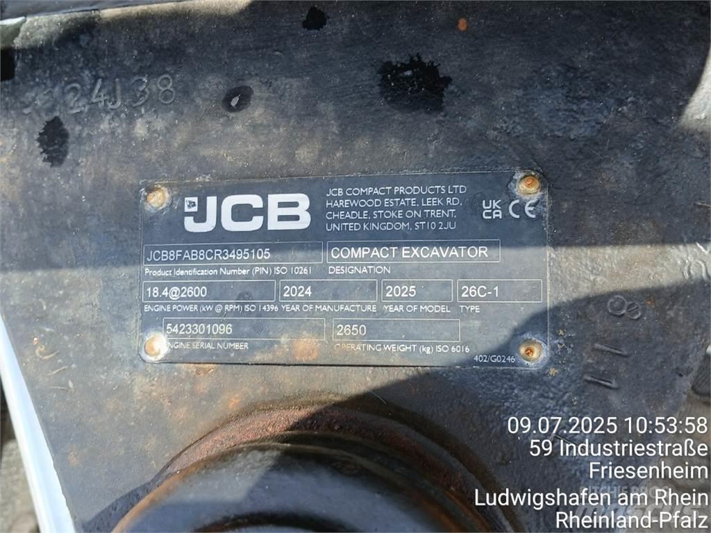 JCB 26C-1 小型挖土機/掘鑿機<7t(小型挖掘機)