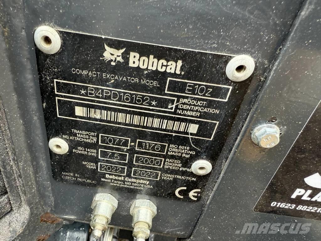 Bobcat E 10z 小型挖土機/掘鑿機<7t(小型挖掘機)
