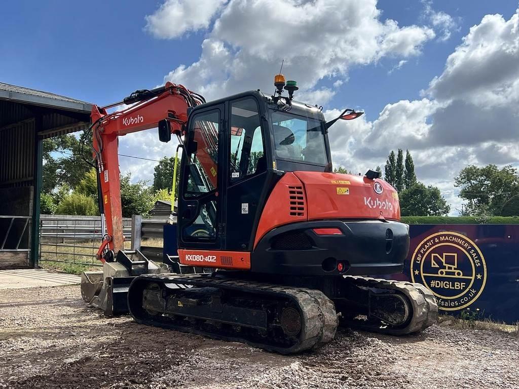 Kubota KX080-4 特殊挖土機/掘鑿機/挖掘機